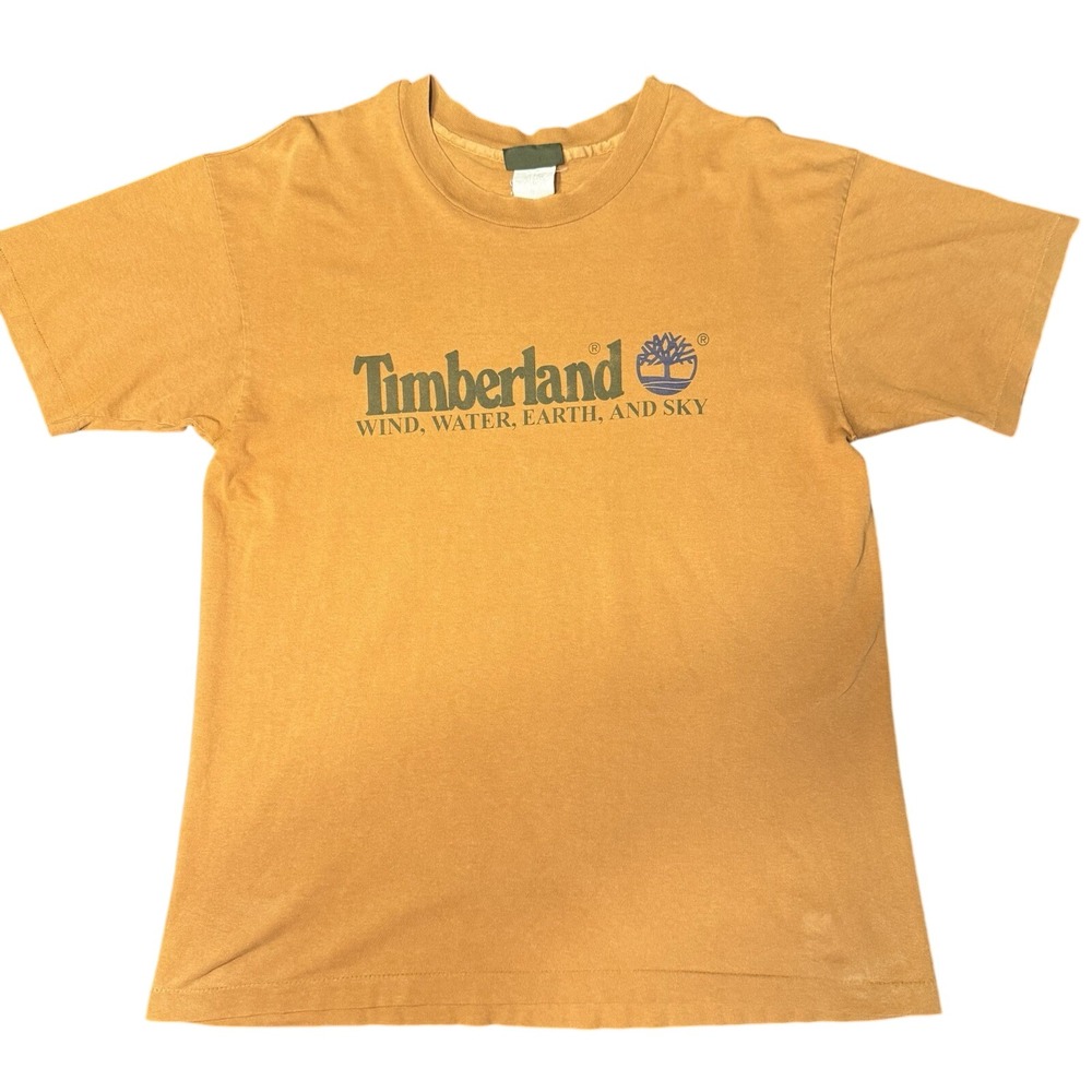 Vintage Timberland Weathergear Logo T‎ Shirt USA Made 90s Large